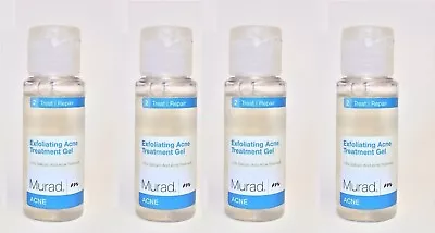 4 X MURAD EXFOLIATING ACNE TREATMENT GEL 2 FL.OZ   ( 8 Oz Total) • $69.99