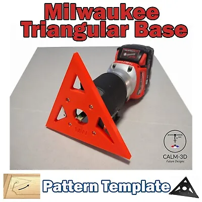 Milwaukee M18 Compatible Triangular Trim Router Replacement Base – INC P&P • $25.25