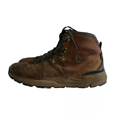 Danner Mountain 600 4.5  Leather Hiking Rich Brown Vibram 62250 Mens 12 • $75