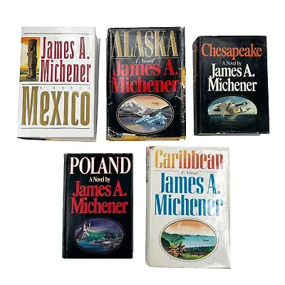 VINTAGE James A. Michener Lot Of 5 Hardcover Books Some 1st Edition • $39.95