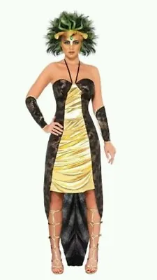 Smiffy's Ladies Halloween Medusa Fancy Dress Costume - Small Womens Size 8 - 10 • £19.99