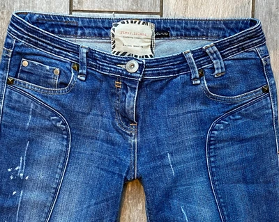 £19.99 • Buy River Island Super Skinny Biker Style Jeans Ankle Zips 12 R W32 L30