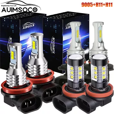 For Mazda CX-9 2013-2015 6x 6000K LED Headlight High Low Beam Fog Light Bulbs • $39.99