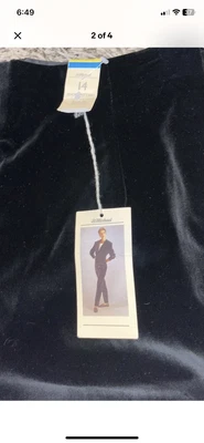 £30 • Buy Pin Up Velvet Pedal Pushers Old Stock St Michael’s Vintage , Rockabilly,