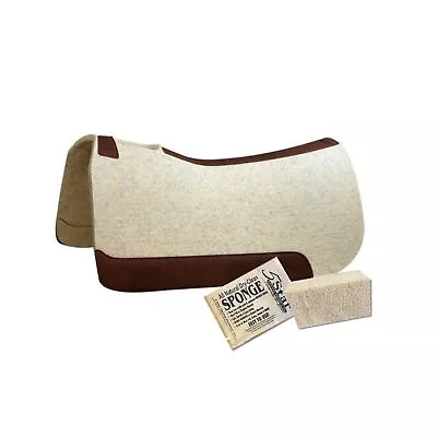 5 Star Horse Saddle Pad - 1  Thick Western Contoured Natural Pad - The Perfor... • $502.28