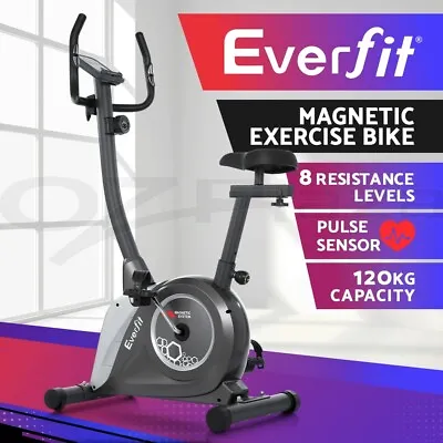Everfit Magnetic Exercise Bike Upright Bike Fitness Equipment Home Gym Cardio • $229.95