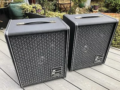 Carlsbro PA Speakers 60w 12” Plus HF Horns Vintage great Condition! • £200