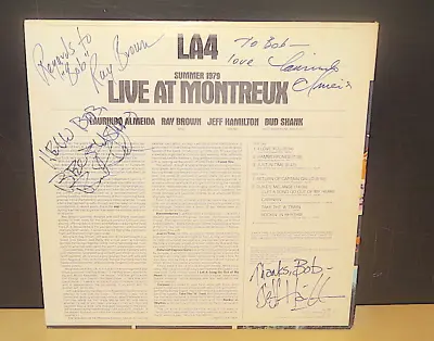 4 Autographs La4 Four Live At Montreux 1979 Concord Cj-100 Ray Brown Bud Shank • $149.90