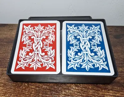 2 KEM KENT Design Super Index Playing Cards Red & Blue 388 Star Trek TNG Picard • £38.60