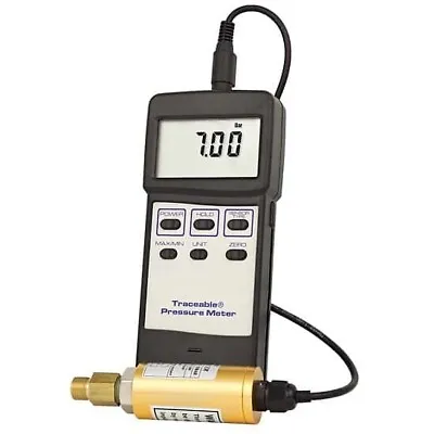 Traceable Pressure/Vacuum Gauge W/ Lutron PS100-2Bar Pressure Transducer Sensor • $446.70