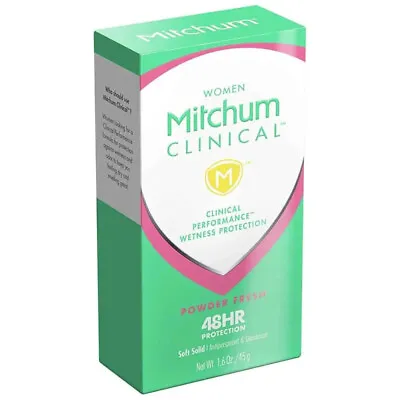 * Mitchum For Women Clinical Anti-Perspirant & Deodorant Powder Fresh 45g • $6.11