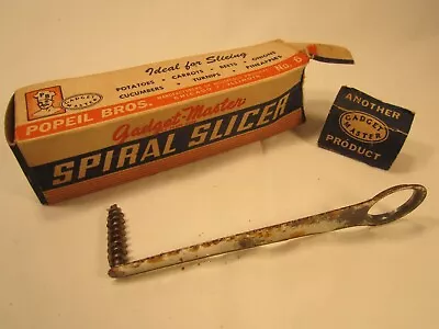 Vintage SPIRAL SLICER Gadget Master [Y61B1] • $7