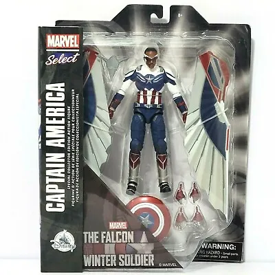Marvel Select Captain America Falcon Collector's Edition Action Figure Kids Toys • £28.50
