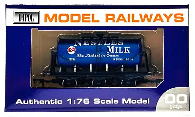 Dapol 00 Gauge - Nestle's Milk The Richest In Cream Tanker (burnham Limited Ed) • £49.95