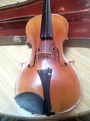 Antique Vtg Stainer Full Size 4/4 Violin W/ Leather Case From Estate As-is Old! • $101