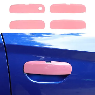 4PCS Car Door Handle Trim Cover Accessories For Dodge Charger 2010 2011 Up Pink • $21.49