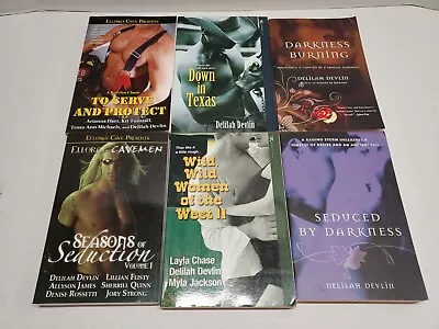 Lot Of 6 DELILAH DEVLIN  Darkness Burning DOWN IN TEXAS Seduced By Darkness ++ • $29.99