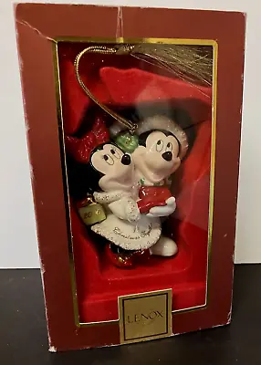 2006 Lenox - Mickey & Minnie Mouse - First Christmas Together - Ornament • $10