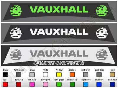 Vauxhall Vxr Sxi Sri Sunstrip Astra Corsa Graphic Decal Stickers Su280 • $26.10