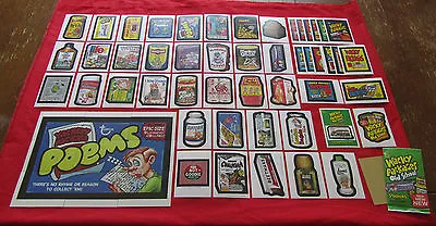 Wacky Packages Old School 4 (tan) Back Master Set 58/58 • $59.95