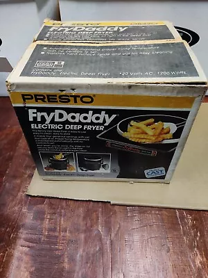 Vintage Presto Fry Daddy 05420 Electric Deep Fryer Cooker Open Box • $34