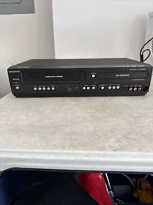 Magnavox ZV450MW8A DVD VCR Combo 4 Head VHS DVD Recorder TESTED WORKS • $100