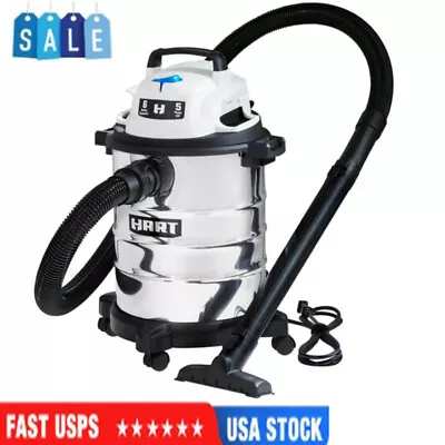 6 Gallon 5 Peak HP Stainless Steel Tank Wet/Dry Shop Vacuum Cleaner Blower • $97.50