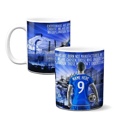 Personalised Everton Football Mug Fan Cup Dad Fathers Birthday Day Gift AFM48 • £12.95