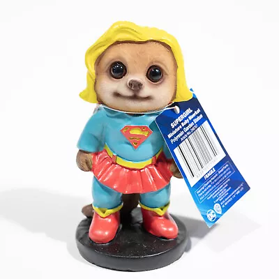 SUPERGIRL DC Comics Minature Meerkat Garden Statue 12cm Polyresin Ornament - NEW • $12.92