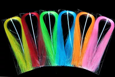 6 Colors Flashabou 0.36mm Width Tinsel Crystal Flash Fly Fishing Tying Materials • $7.19