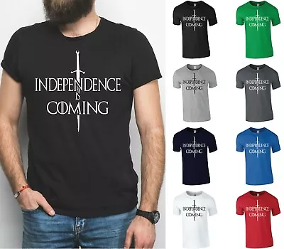 £12.55 • Buy Independence Is Coming T-Shirt - Scottish Scotland Indy Ref 2 SNP Freedom