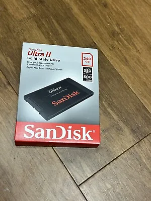 SanDisk Ultra II 240GBInternal6.35 Cm (2.5 ) (SDSSDHII240GG25) (SSD) Solid... • £22.99