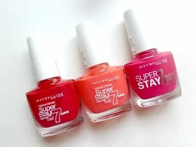 MAYBELLINE 7 Days Gel Super Stay 7Day GEL NAIL Color - SELECT YOUR COLOR • £4.19