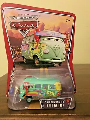 Disney Pixar The World Of Cars Fillmore VW Love  Hippie Bus  • $17.99