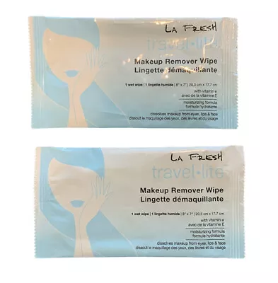 (2) La Fresh Travel Lite Makeup Remover Wipe (LOT OF 2) • $4.99