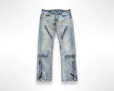 Rna Japan Y2k 32 Inch Waist Visual Kei Zipper Jeans Punk  • $75