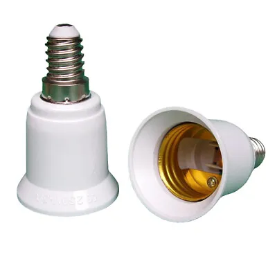 Convert E14 Small Edison Screw SES To E27 ES Light Bulb Holder Adapter Connector • £2.99