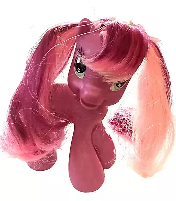 My Little Earth Pony Cheerilee 2008 Pink Tones Tail & Mane 3  4  Flower Cutie • $10