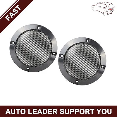 Universal Piece Of 2 4  Metal Speaker Cover Mesh Subwoofer Grill Horn Guard • £8.73