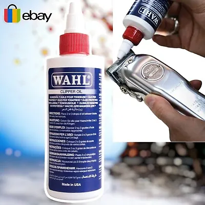 Wahl Clippers Oil Electric Hair  Trimmer Shaver Blade Lubricant Lube 4oz Spare • £5.95