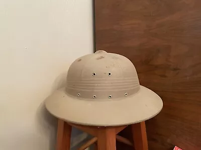 Vintage U.S. Military Pith Helmet Sunrigid Safari Hard Hat • $59.99