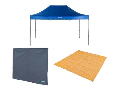 $244.94 • Buy Adventure Kings 4.5x3m Camping Gazebo Picnic + Side Wall + 3x3m Mesh Flooring