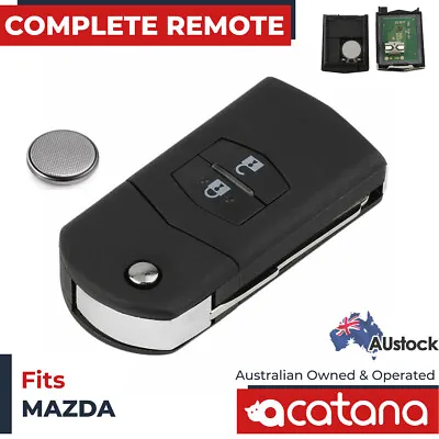 For Mazda 6 2002 - 2006 Remote Car Key Flip Transponder 4D63 433 MHz 2 Button • $28.90