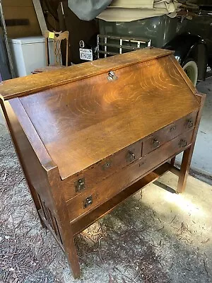 Antique Mission Oak Desk • $200