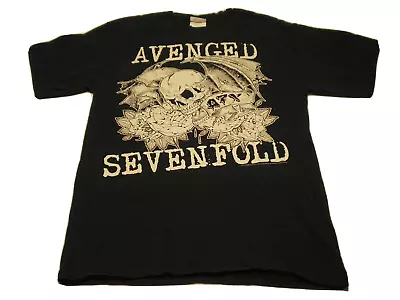 AVENGED SEVENFOLD Vtg 2007 A7X SKULL Hanes M T-SHIRT Read Details FREE SHIPPING! • $24.99