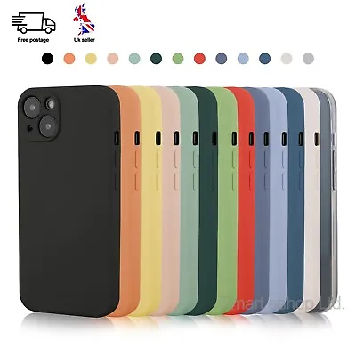 £3.87 • Buy Case For IPhone 13 Pro Mini Max 11 8 Plus XS XR Shockproof Silicone Phone Cover 