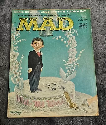 Mad Magazine Comic #40 July 1958 Andy Griffith 25 Cent Cheap • $9.99