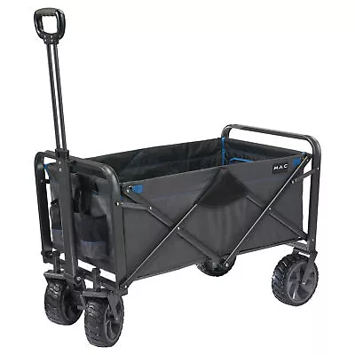 Mac Sports XL Collapsible Folding All Terrain Outdoor Beach Utility Wagon Cart • $126.18