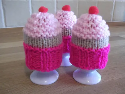 Knitting Pattern ~  Easter Egg Cosy ~ Cupcake Style ~ Paper Copy • £2.99