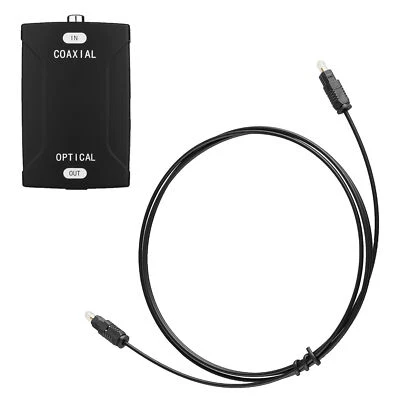 £14.87 • Buy Coaxial Optical To Toslink SPDIF Output Audio Port Converter 1.5m Digital Cable